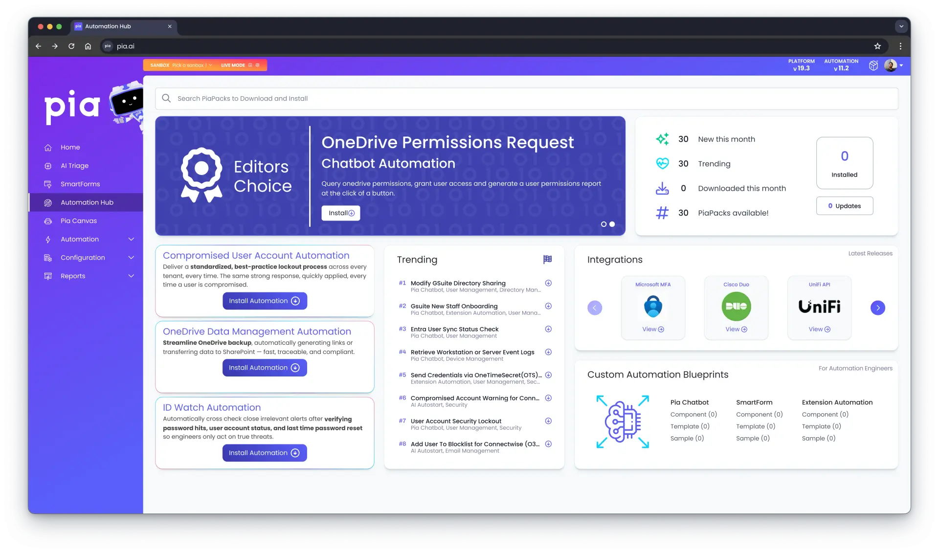 Automation Hub Portal2