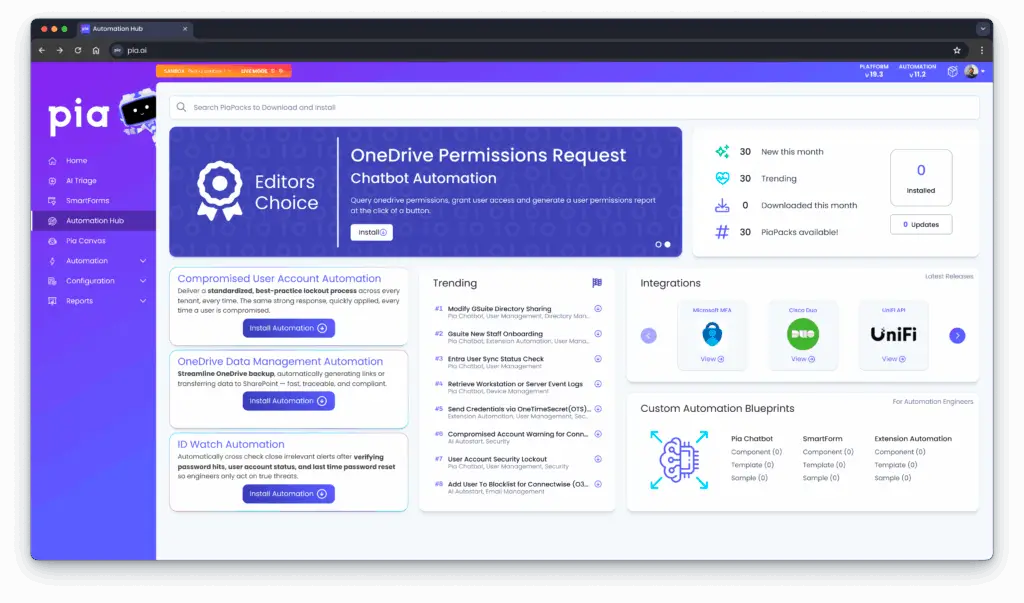 Automation Hub Portal